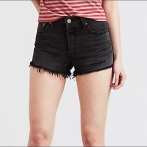 Vintage Black Cut off jeans Shorts